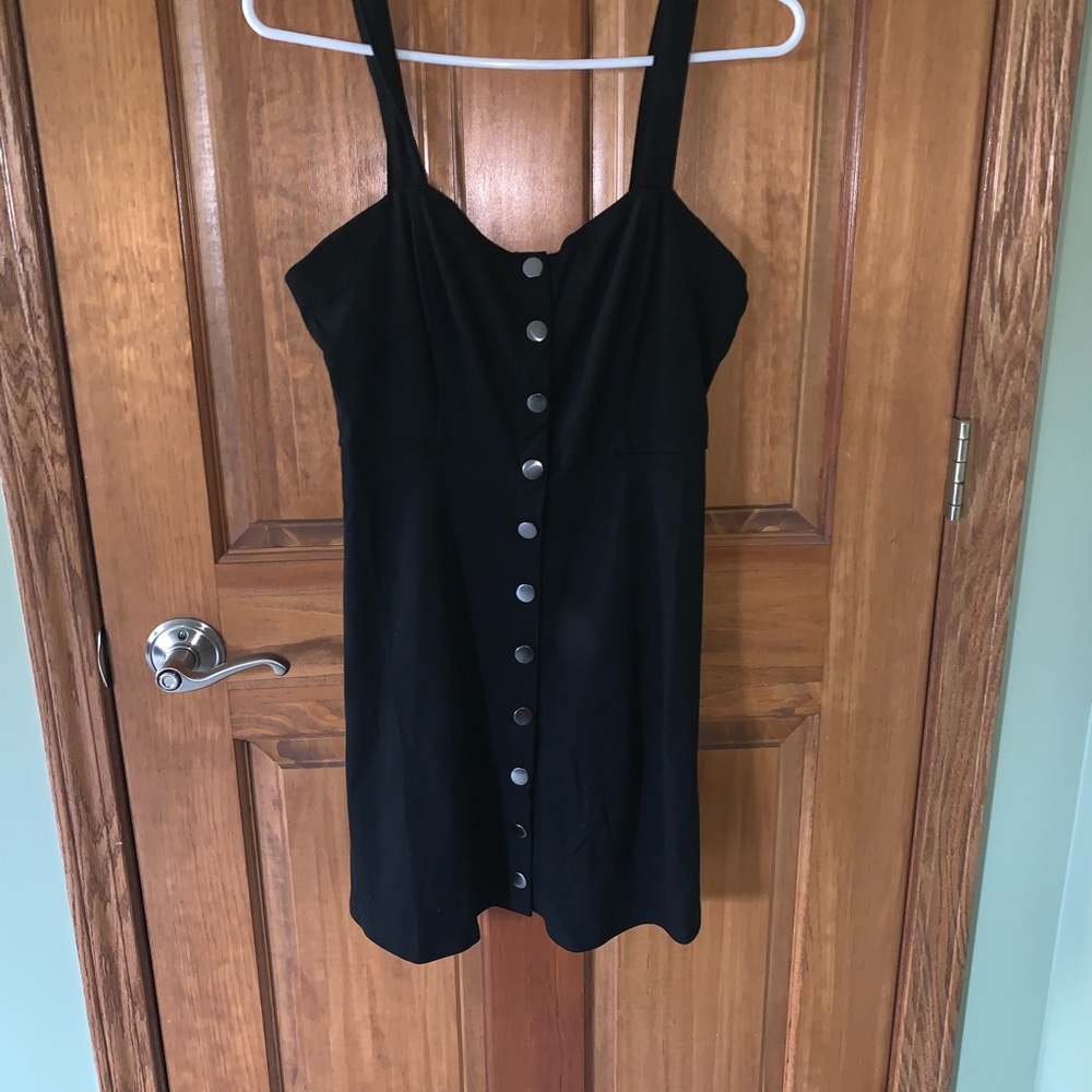 Black jumper dress